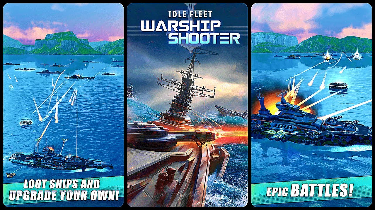 Idle Fleet: Warship Shooter mod apk