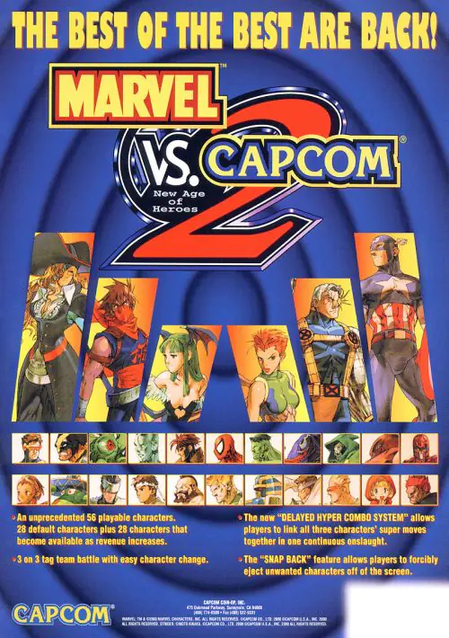 Marvel VS Capcom 2 ROM download