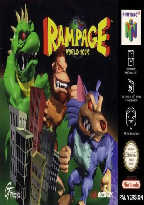 Rampage - World Tour ROM download