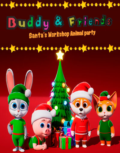 Buddy & Friends: Santa’s Workshop Animal Party