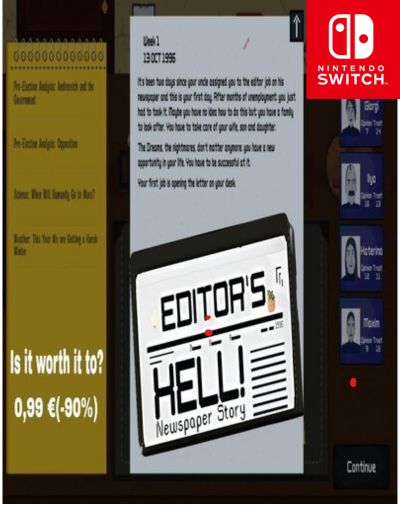 Editor’s Hell – Newspaper Story